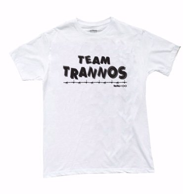 BB X Trannos Team tshirt -white